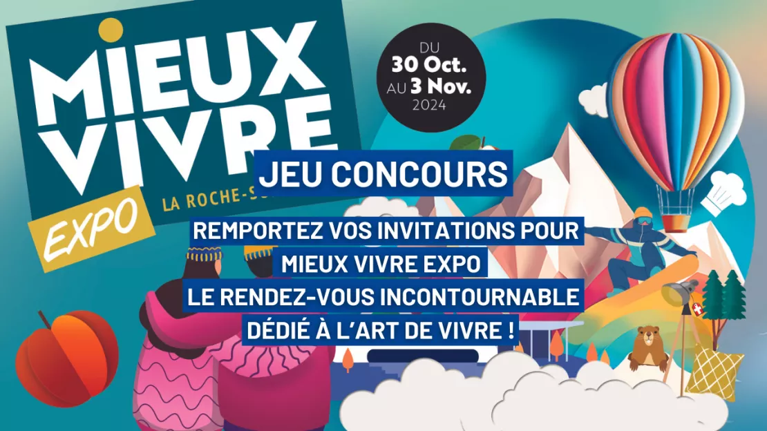 Remportez vos invitations pour Mieux Vivre Expo du 30 octobre au 3 novembre !