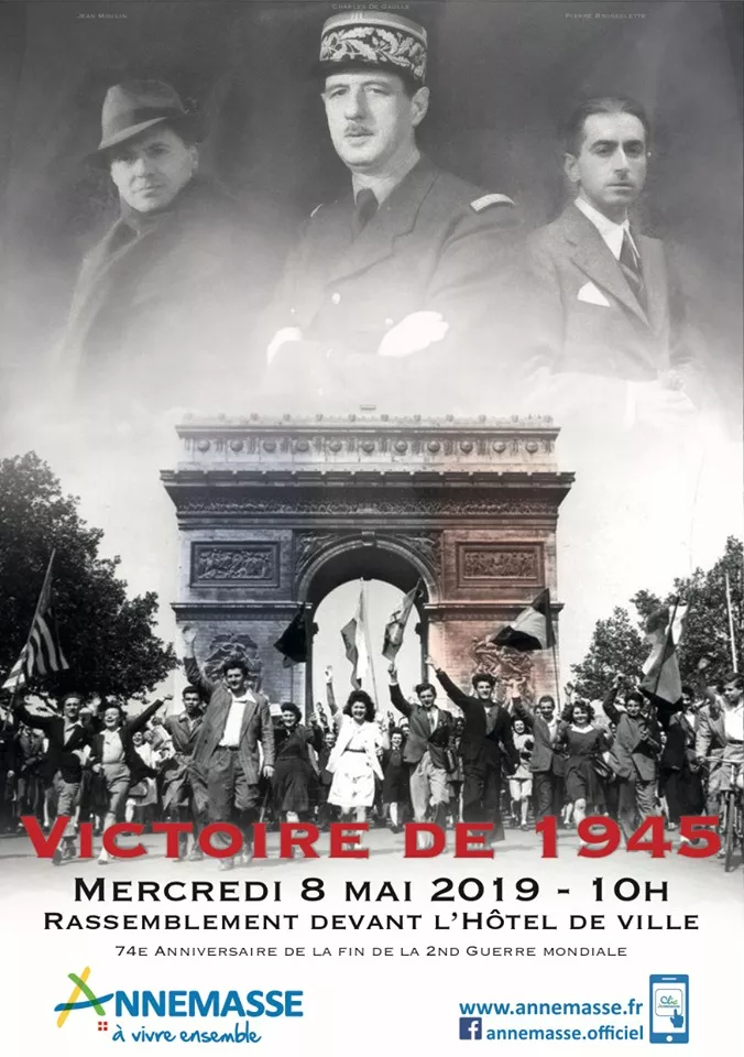 Annemasse - cérémonie commémorative du 8 mai 1945