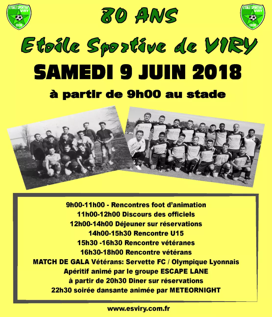 Viry - les 80 ans de l’Etoile Sportive