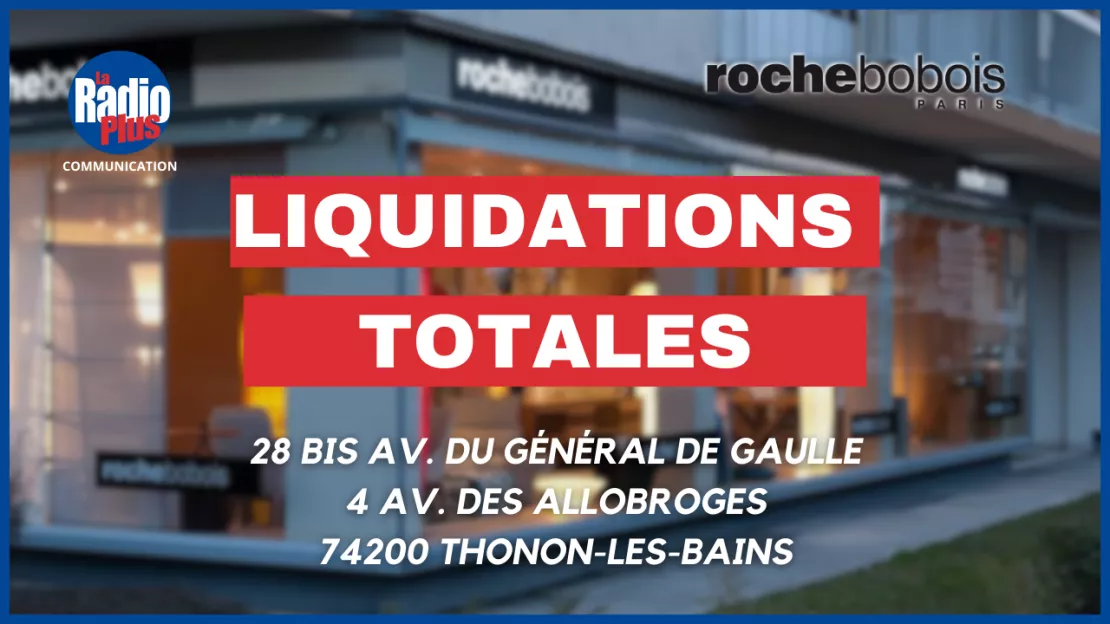 BON PLAN : LIQUIDATION TOTALE Roche Bobois !