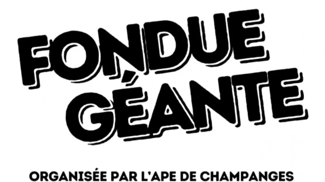 Fondue géante Champanges