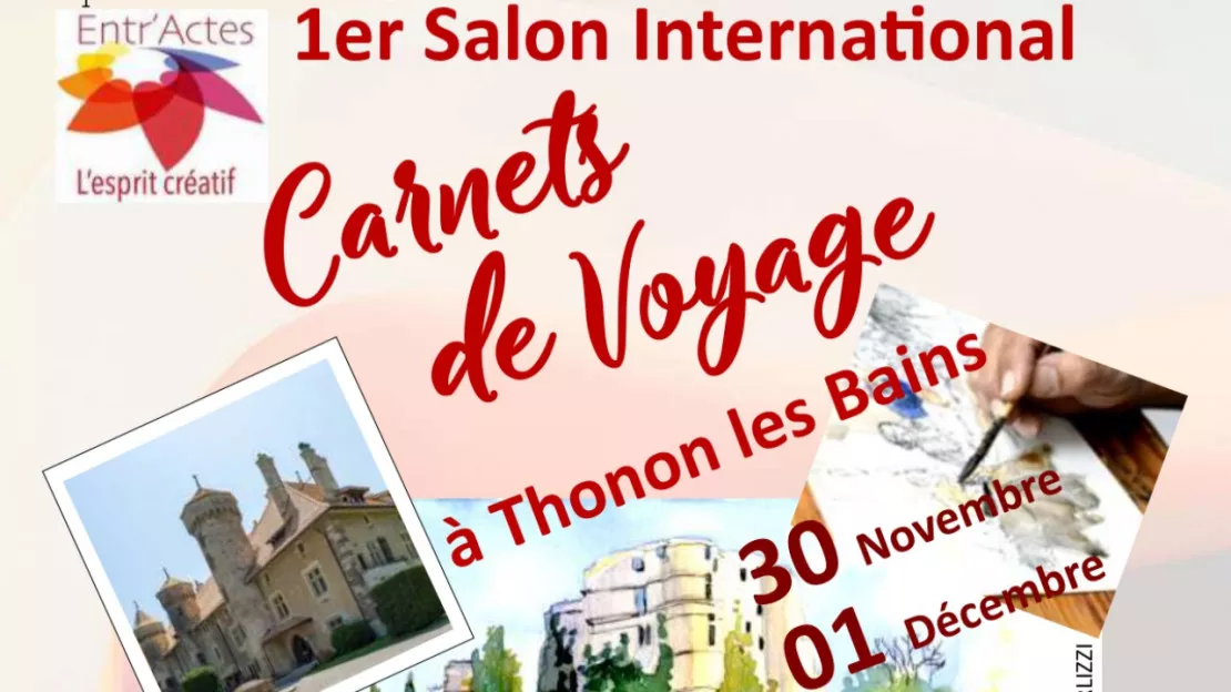 Thonon : 1er salon international "Carnets de voyages"