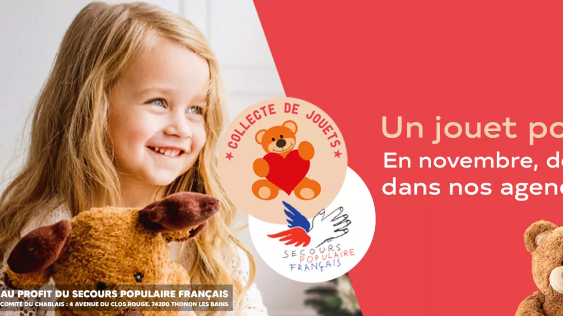 COLLECTE DE JOUETS AU PROFIT DU SECOURS POPULAIRE DE THONON