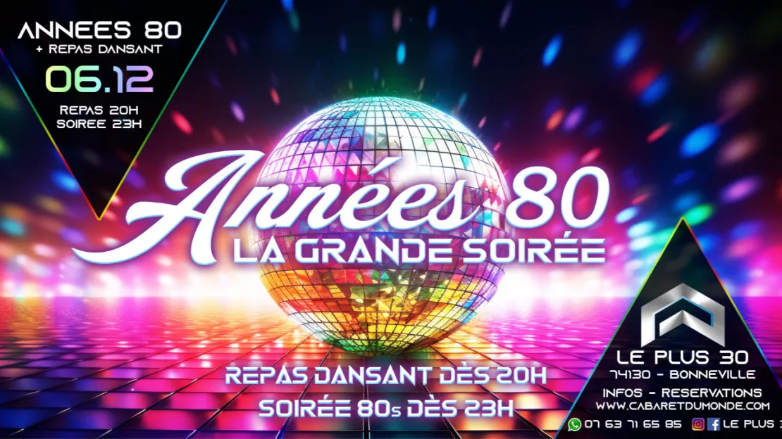 Soirée Années 80 avec Repas & Blind Test | Ven 31 Janv