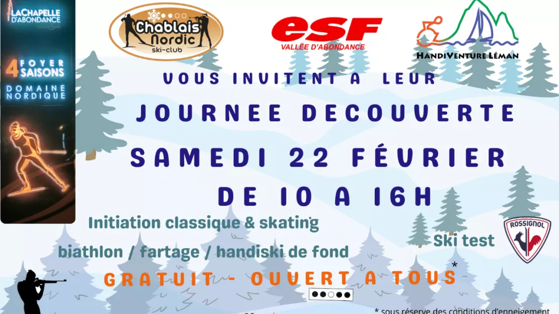 PARTENAIRE - CHABLAIS NORDIC SKI CLUB JOURNEE INITIATION