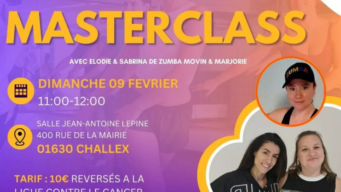 Zumba Masterclass caritative