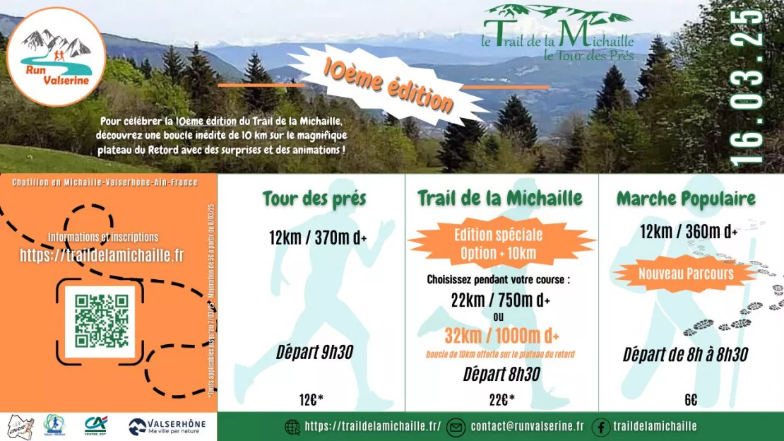 Trail et marche de la Michaille