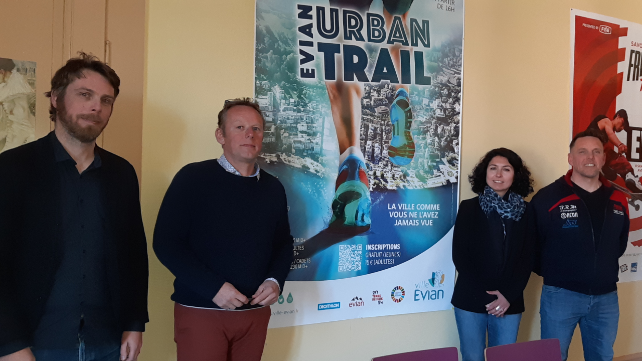 Evian avec l'Urban Trail 2023, la ville comme vous ne l'avez jamais