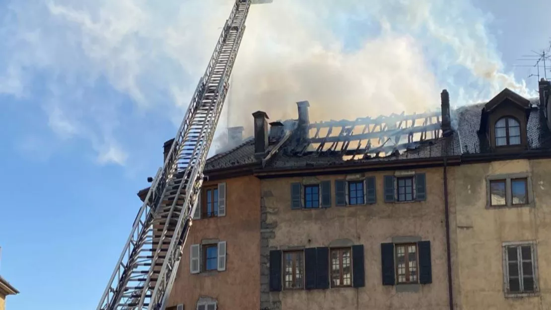 Annecy: un nouvel incendie dans la vieille-ville