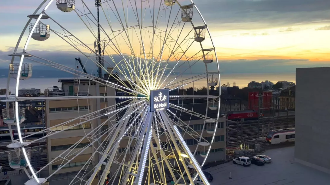 Bô Noël à Lausanne : la grande roue est-elle intrusive pour le voisinage ?