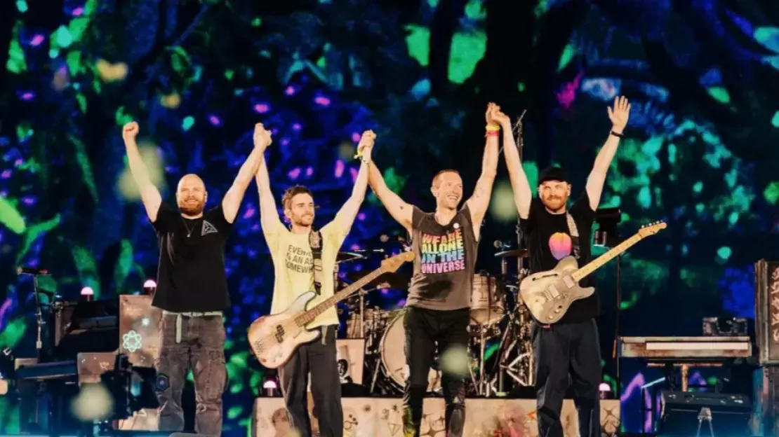 Coldplay : succès pour leur tournée éco-responsable