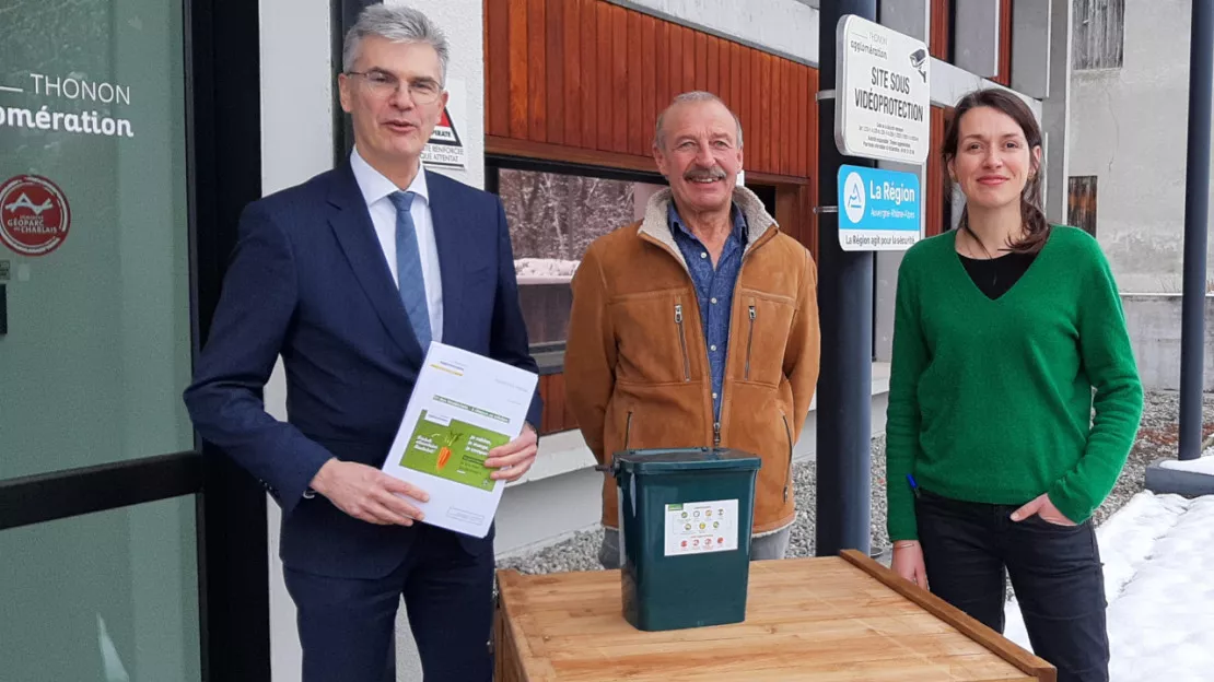 Comme partout en France, le compostage des déchets alimentaires est désormais obligatoire dans l'agglomération de Thonon (interviews)