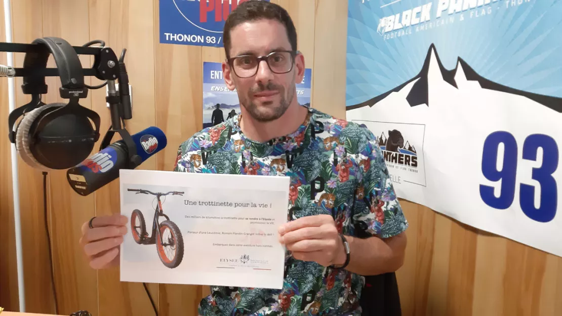 Des milliers de kilomètres à trottinette pour attirer l'attention sur la leucémie myéloïde chronique (interview)