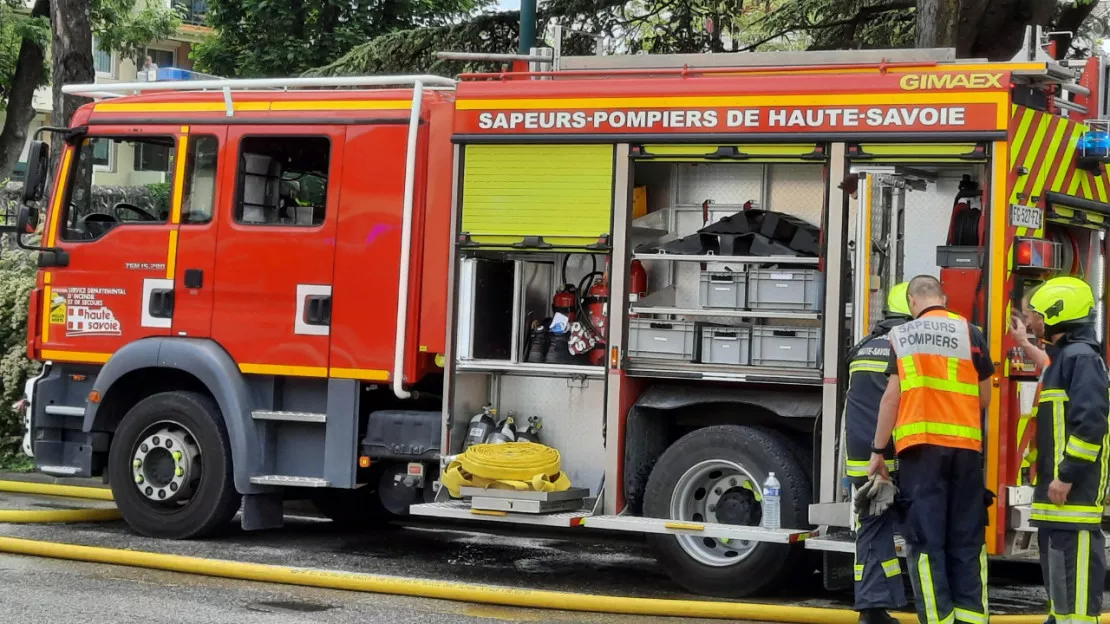 Deux incendies dans le Chablais ce week-end