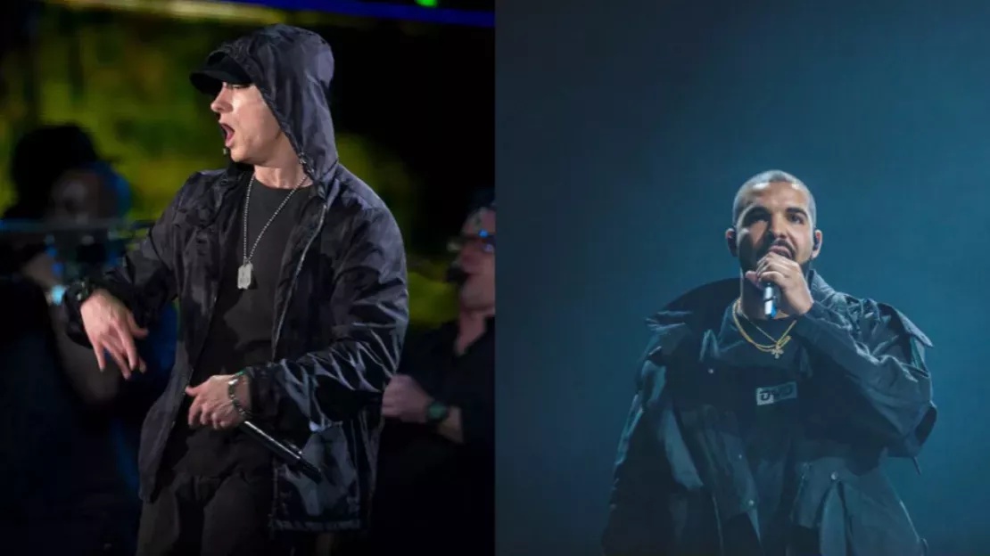 Eminem dépasse Drake sur Spotify