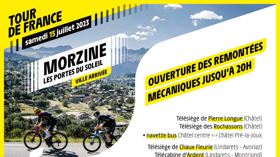 Encouragez les coureurs du Tour de France au Col de Joux Plane en … Remontées mécaniques !