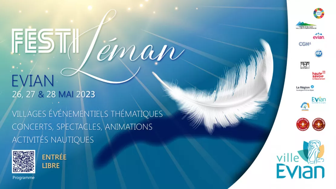 Evian : Festiléman met le Léman à l'honneur les 26, 27 et 28 mai prochains