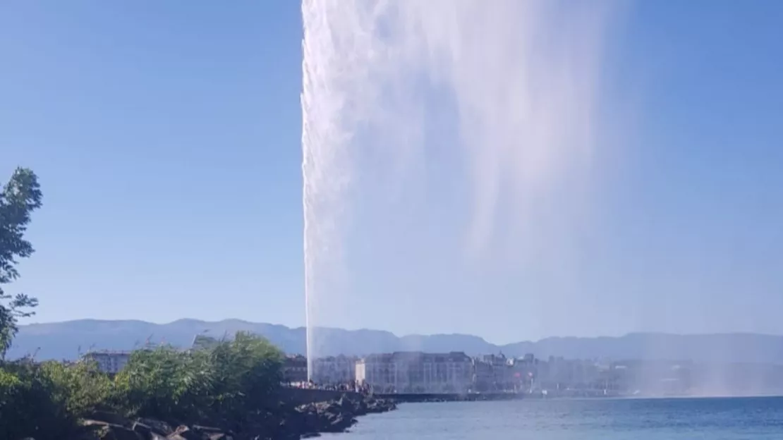 Genève : pourquoi le jet d'eau est-il à l'arrêt ?