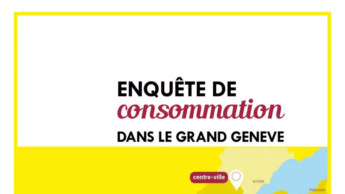 Grand Genève: les habitudes de consommation des habitants dévoilées