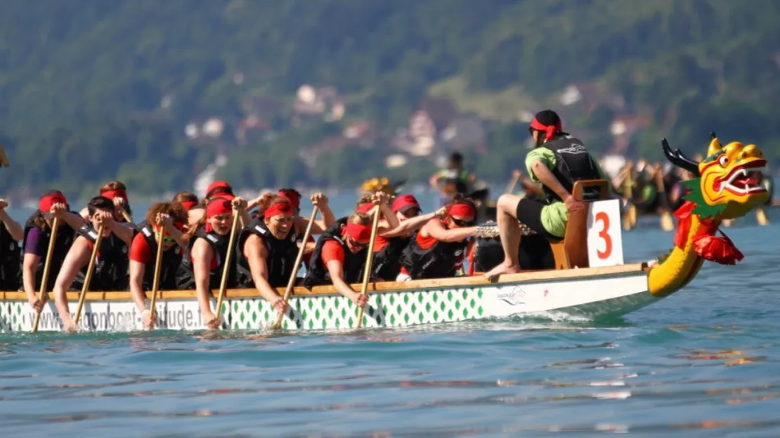 Le Dragon Boat star du lac d'Annecy ce week-end