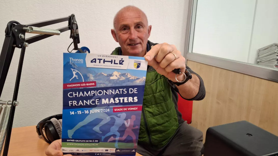 Les championnats de France Masters d'athlétisme se déroulent à Thonon du 15 au 16 juin (interview)