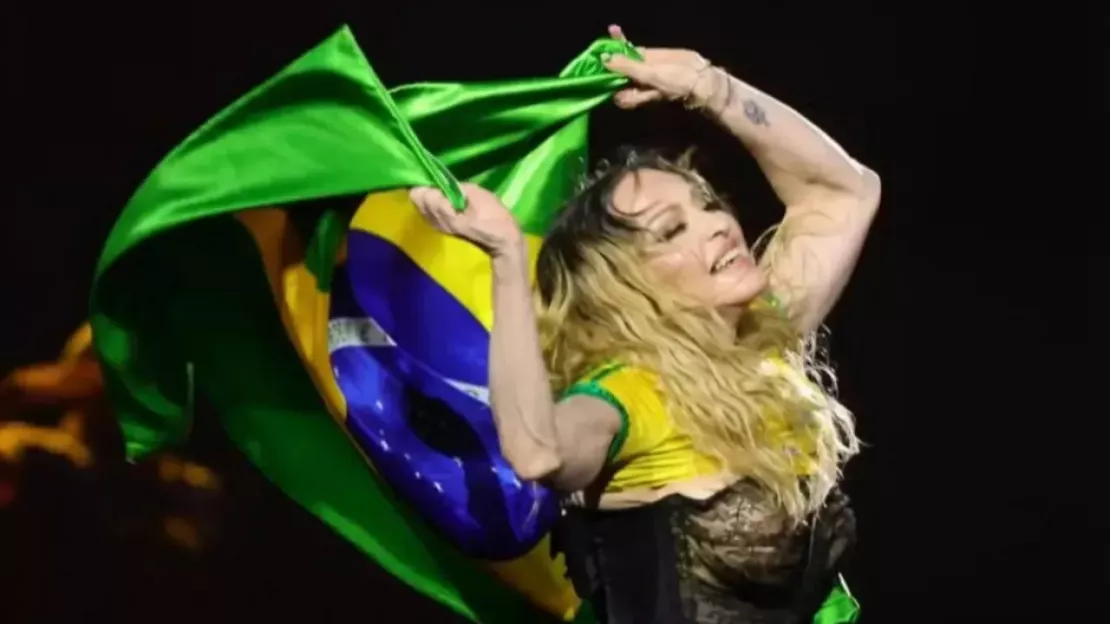 Madonna : 1,6 million de personnes sont venues à son concert au Brésil