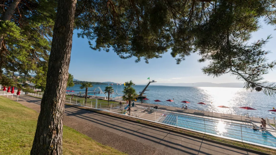 Ouverture de la plage municipale de Thonon le samedi 29 avril