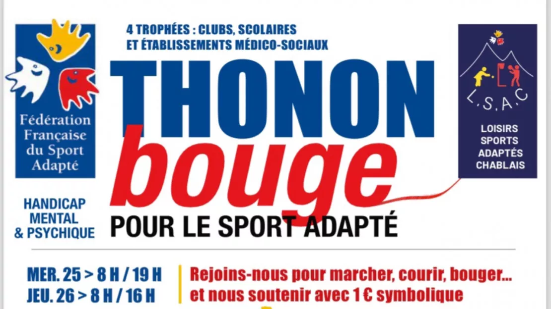 Thonon bouge les 25 et 26 septembre, pour le sport adapté (interview)