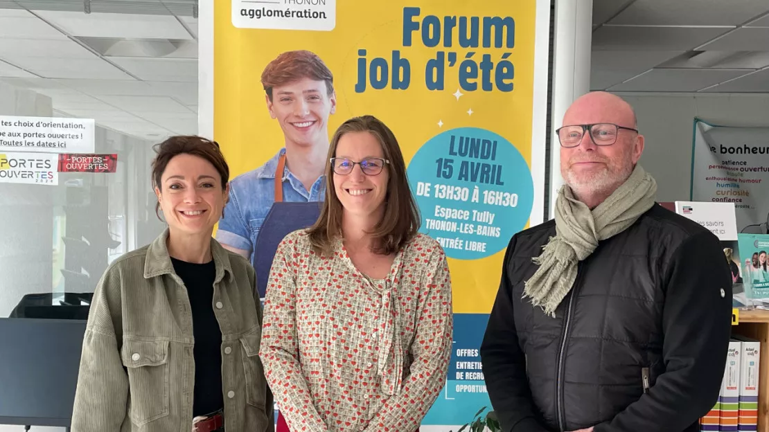 Un forum pour trouver un job d'été à Thonon, le 15 avril