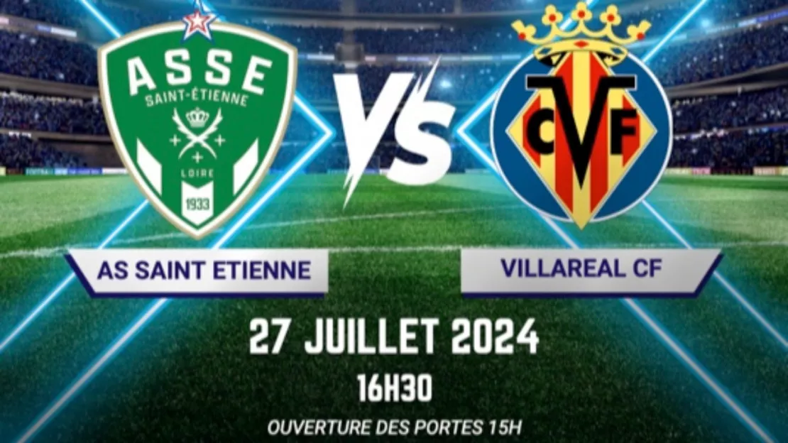 Un match de gala à Thonon entre l'AS Saint Etienne et Villareal