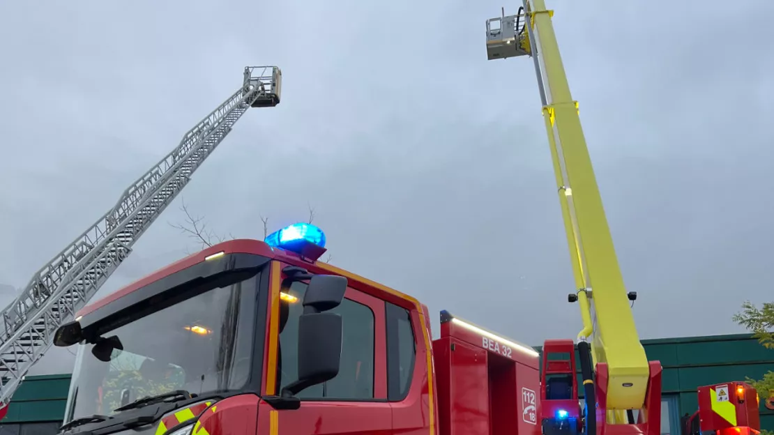 Un nouvel engin pour les pompiers de Haute-Savoie