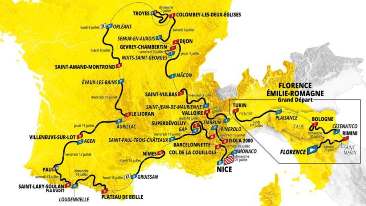 Tour de France 2024 le parcours dévoilé, la HauteSavoie boudée